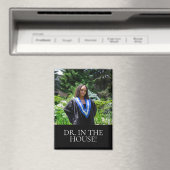 "DR. IM HAUS!" Foto-Vorlage Abschlussfeier Magnet (In Situ (Geschirrspüler))