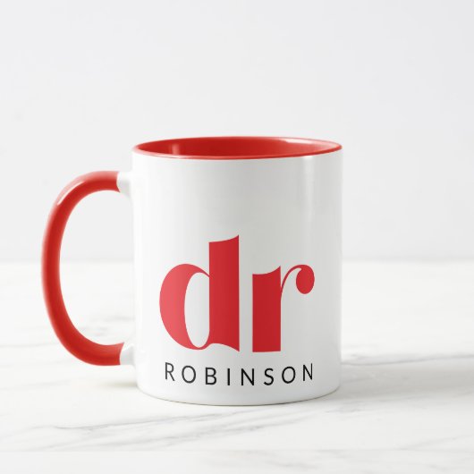 dr [Individuelle Name] Tasse (Links)