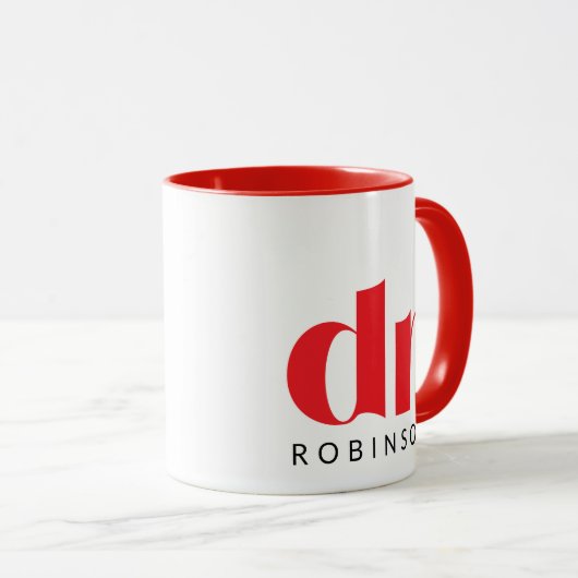 dr [Individuelle Name] Tasse (VorderseiteRechts)
