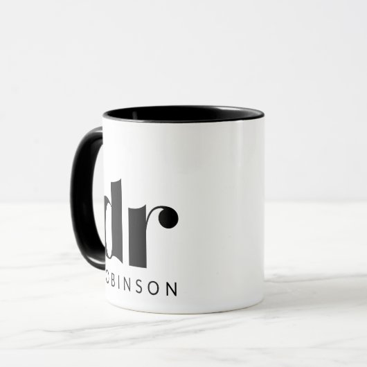 dr [Individuelle Name] Tasse (Vorderseite Links)