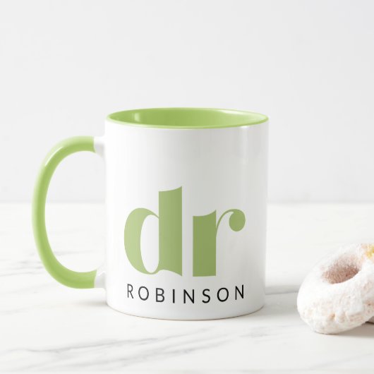 dr [Individuelle Name] Tasse (Mit Donut)