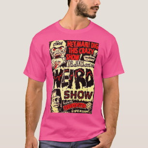 DR. JEKYL UND SEIN GEWICHT ZEIGEN VINTAGEN HORROR T-Shirt