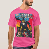 Dr. Jekyll Herr Hyde Art - Retro Halloween Monst T-Shirt (Vorderseite)