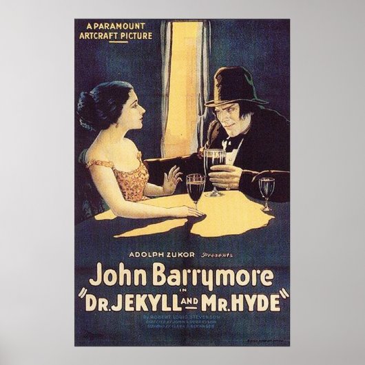 Dr. Jekyll und Mr. Hyde 1920 Poster (Vorne)