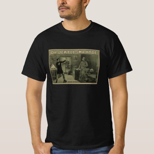 Dr. Jekyll und Mr. Hyde Classic Print T-Shirt (Vorderseite)