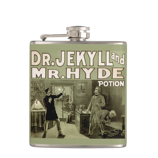 Dr. Jekyll und Mr. Hyde Trank Flachmann (Vorderseite)