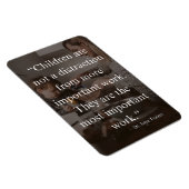 Dr. John Trainer Inspiration Zitat, Mutterschaft Magnet (Rechte Seite)