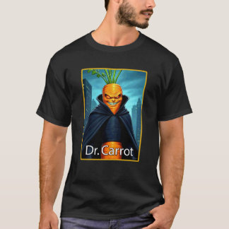 Dr. Karotte Bösewicht Veganer T-Shirt