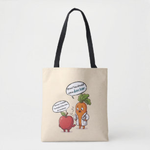 Dr. Karotte Serie Lustige Medizin-Wortspiel-Traget Tasche