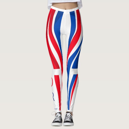 DR klassisch farbenfroh Leggings (Vorderseite)