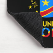 Dr. Kongo 65. Unabhängigkeitstag Kongolesischer Pr Mousepad (Ecke)