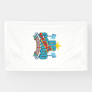 DR Kongo Fußball 2026 Fußball Fett Land Typographi Banner