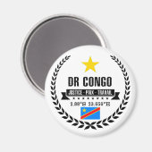 DR Kongo Magnet (Vorderseite/Rückseite)