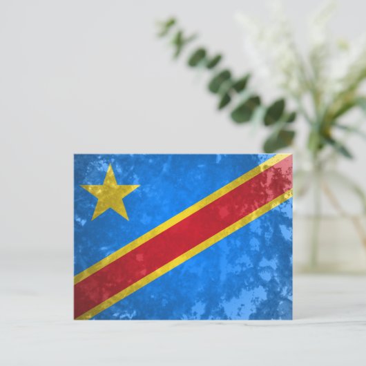 DR Kongo Postkarte (Stehend Vorderseite)