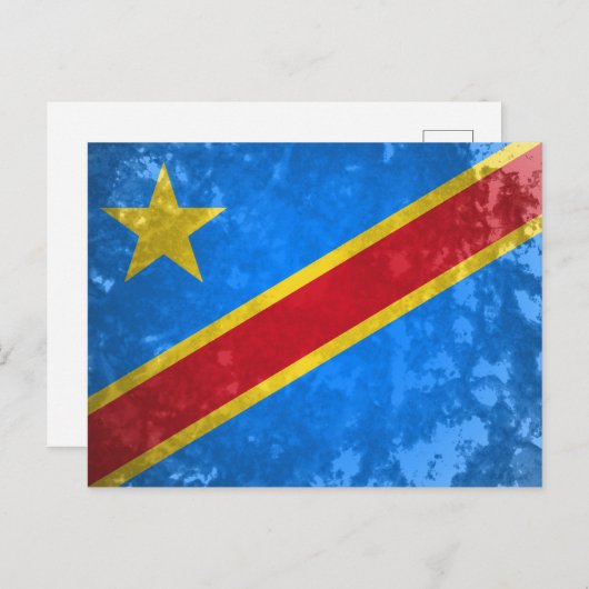 DR Kongo Postkarte (Vorne/Hinten)