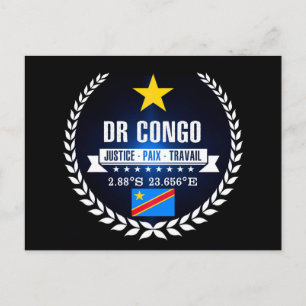 DR Kongo Postkarte