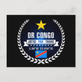 DR Kongo Postkarte (Vorderseite)