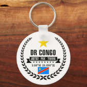 DR Kongo Schlüsselanhänger (Vorderseite)