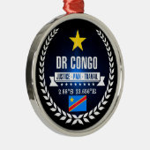 DR Kongo Silbernes Ornament (Rechts)