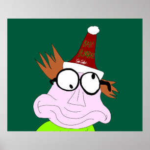 Dr. LeBrick Bah Humbug Weihnachten Poster