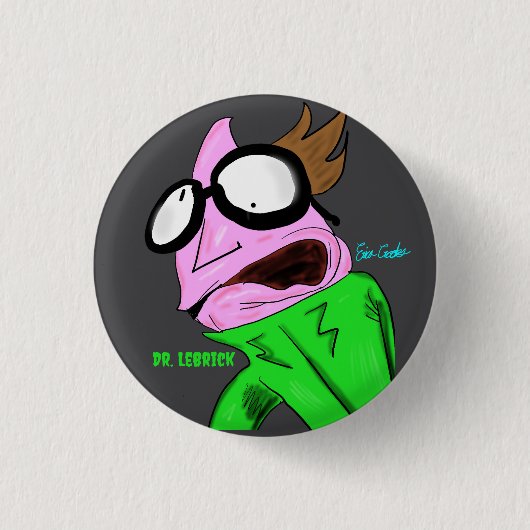 Dr. LeBrick Kunst 2018 Button (Vorderseite)
