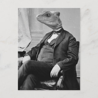 Dr. Lizard Postkarte