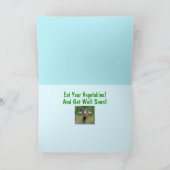 Dr. Llama Funny Get Well Karte (Innenseite)