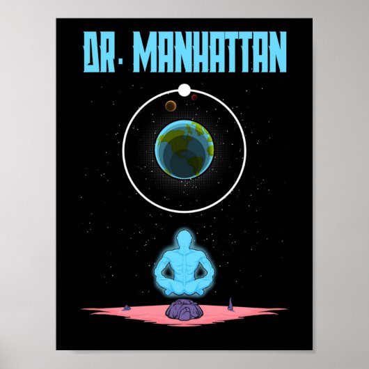 Dr. Manhattan Poster (Vorne)