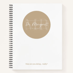 Dr Margaret Journal - Soft or Hard Cover - Tan Notizblock