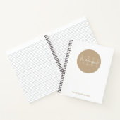 Dr Margaret Journal - Soft or Hard Cover - Tan Notizblock (Innenseite)