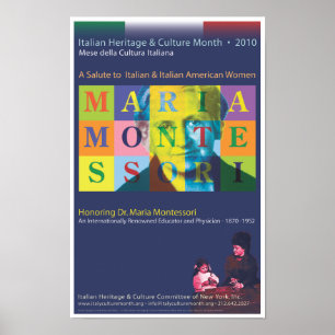 Dr. Maria Montessori Poster