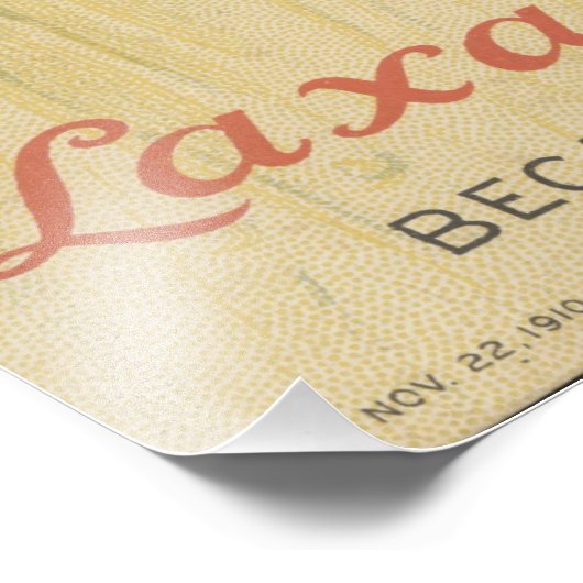 Dr Miles Laxative Tablets Ephemera Foto Print (Ecke)