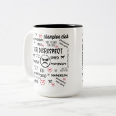 Dr. Missachtet Gewalt Speed Momentum Zweifarbige Tasse (Vorderseite Links)