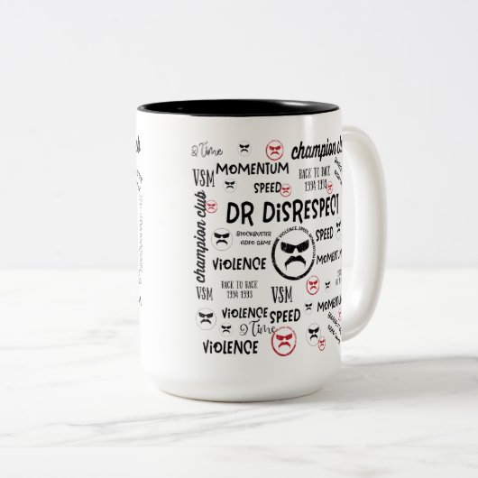  Dr. Missachtet Gewalt Speed Momentum Zweifarbige Tasse (VorderseiteRechts)