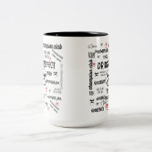 Dr. Missachtet Gewalt Speed Momentum Zweifarbige Tasse (Mittel)