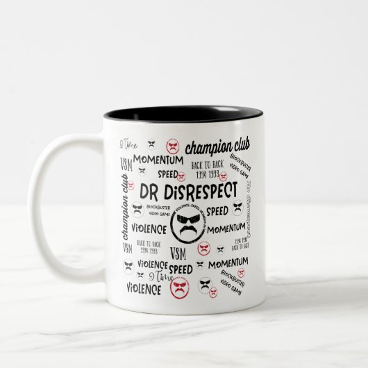 Dr. Missachtet Gewalt Speed Momentum Zweifarbige Tasse (Links)
