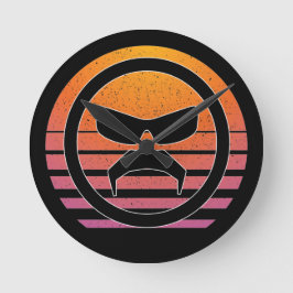 Dr. Missachtung Gewalt Speed Momentum T - Shirt Runde Wanduhr