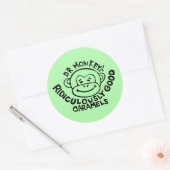 Dr. Monkey Round Stickers (Umschlag)