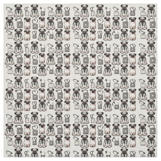 Dr. Mops Stoff (Muster)