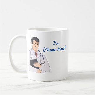 Dr. Name Custom Best Doctor Geschenk Kaffee Tasse