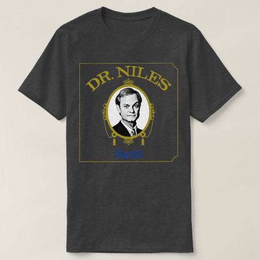 Dr. Niles Crane 90s ästhetisches Design T-Shirt (Design vorne)