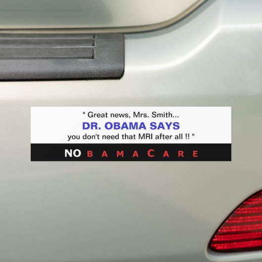 Dr. Obama Says Autoaufkleber (Auf Auto)