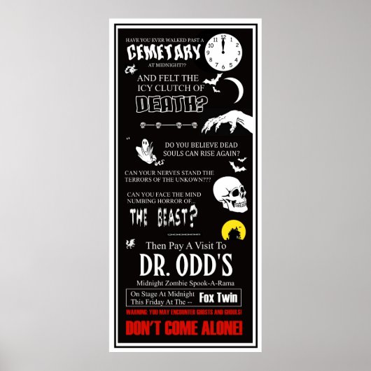 Dr. Odd am Fox Twin Theater Poster (Vorne)