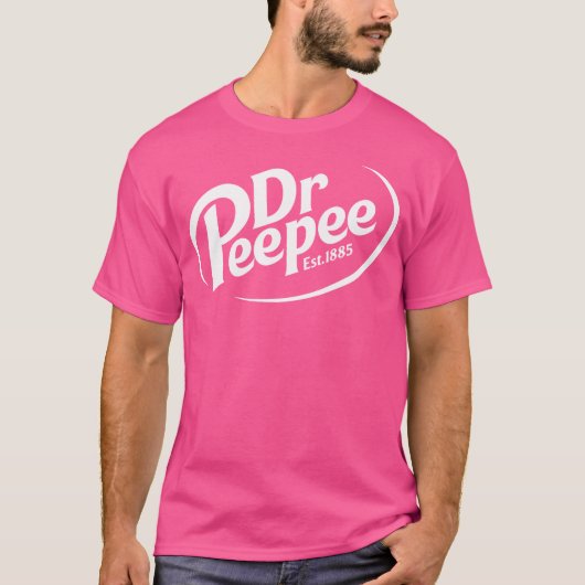 Dr. Peepee Shirt Funny Logo Parodien (Vorderseite)