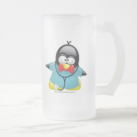 Dr. Penguin Mattglas Bierglas (Rechts)