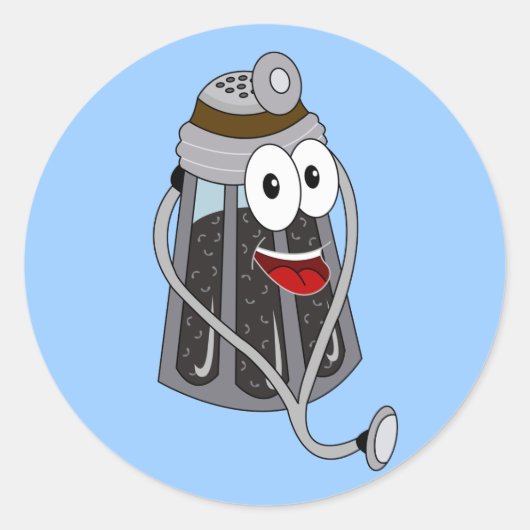 Dr. Pepper Shaker Runder Aufkleber (Vorderseite)