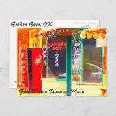 Dr. Pepper und eine Haarkutte Postkarte (Vorne/Hinten)