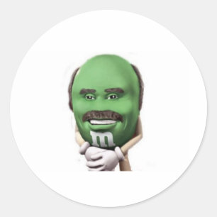 Dr. Phil m&m Runder Aufkleber