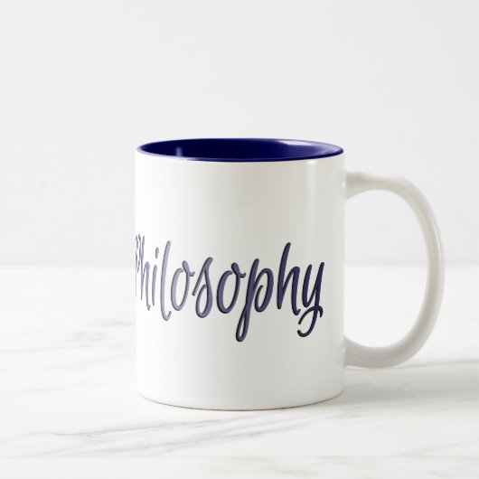 DR. Philosophie Zweifarbige Tasse (Rechts)