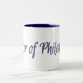 DR. Philosophie Zweifarbige Tasse (Mittel)
